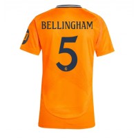 Camisa de time de futebol Real Madrid Jude Bellingham #5 Replicas 2º Equipamento Feminina 2024-25 Manga Curta